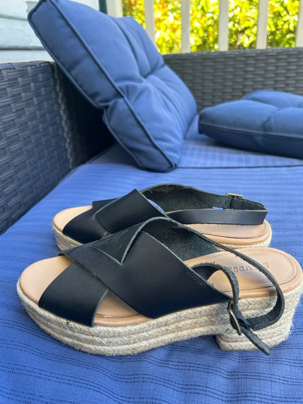Soludos Amalfi Platform Heel Espadrille Sandals Size 10